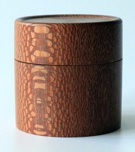 Ropala lacewood turned wooden box